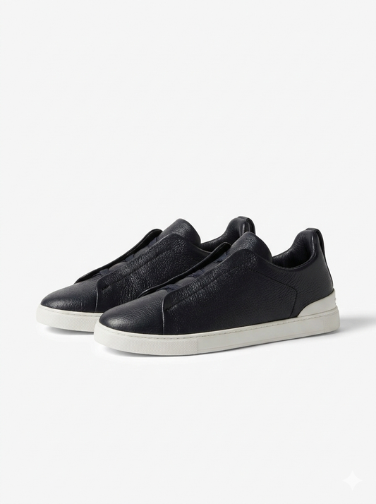 ZEGNA Triple Stitch "Black/White"