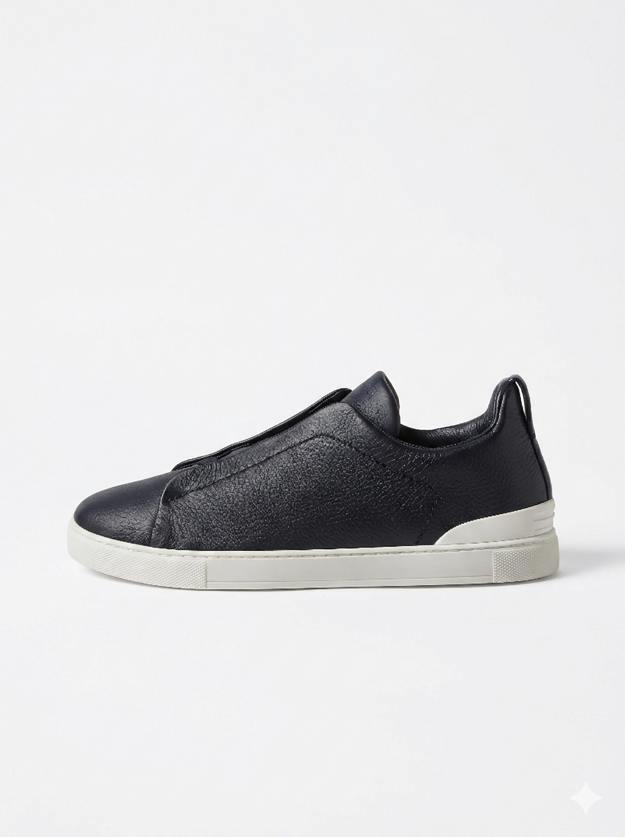 ZEGNA Triple Stitch "Black/White"