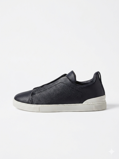 ZEGNA Triple Stitch "Black/White"
