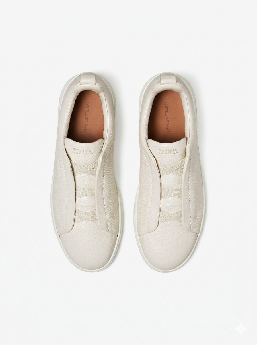 ZEGNA Triple Stitch "White"