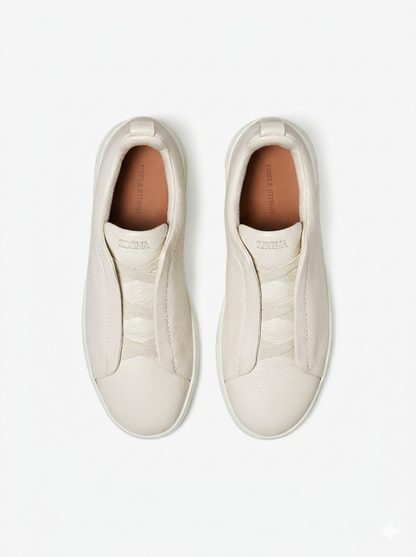 ZEGNA Triple Stitch "White"