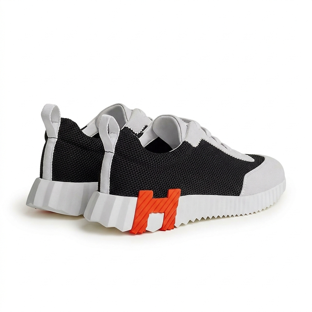 Hermès Bouncing Sneaker "White/Black"