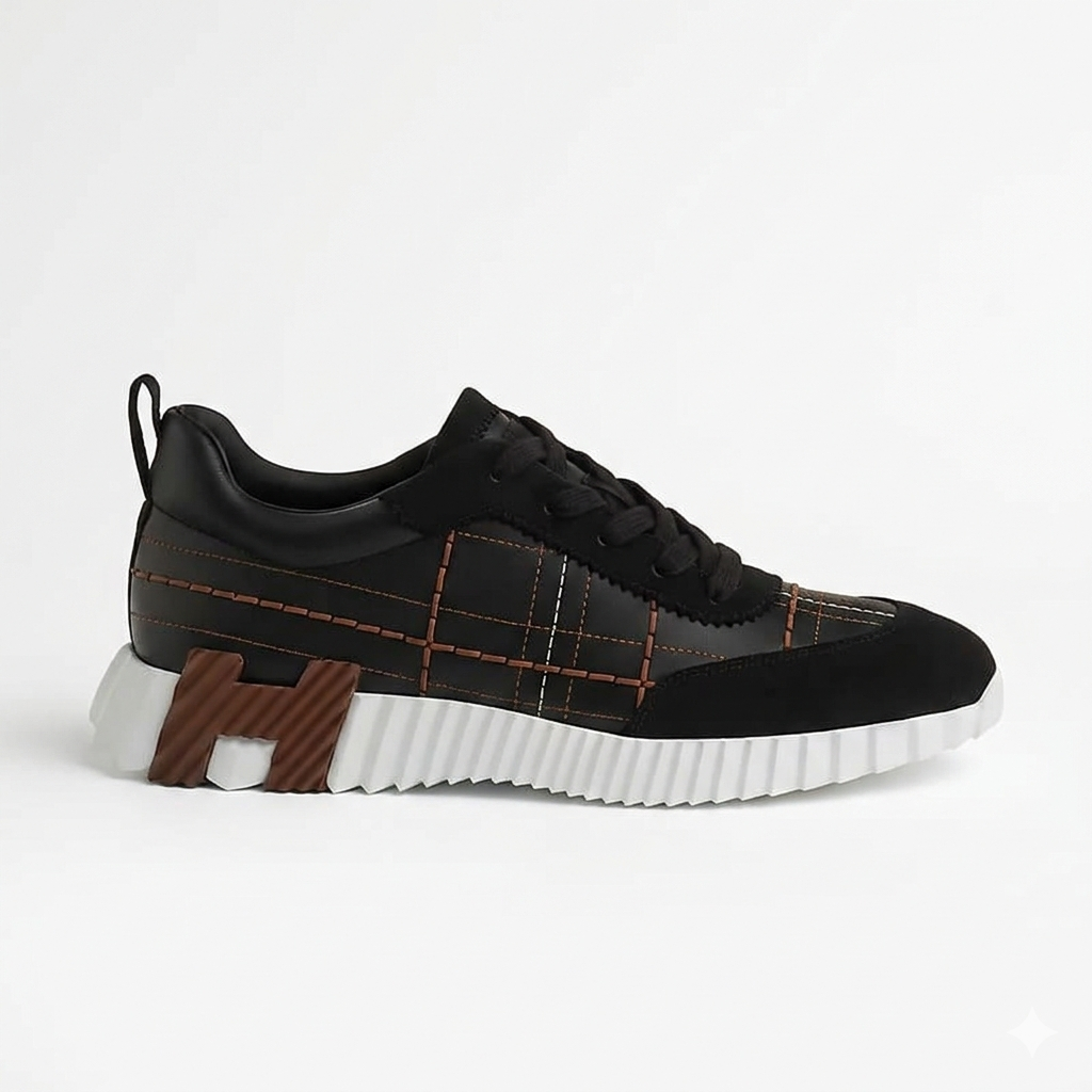 Hermes Slippers "Brown/Black"