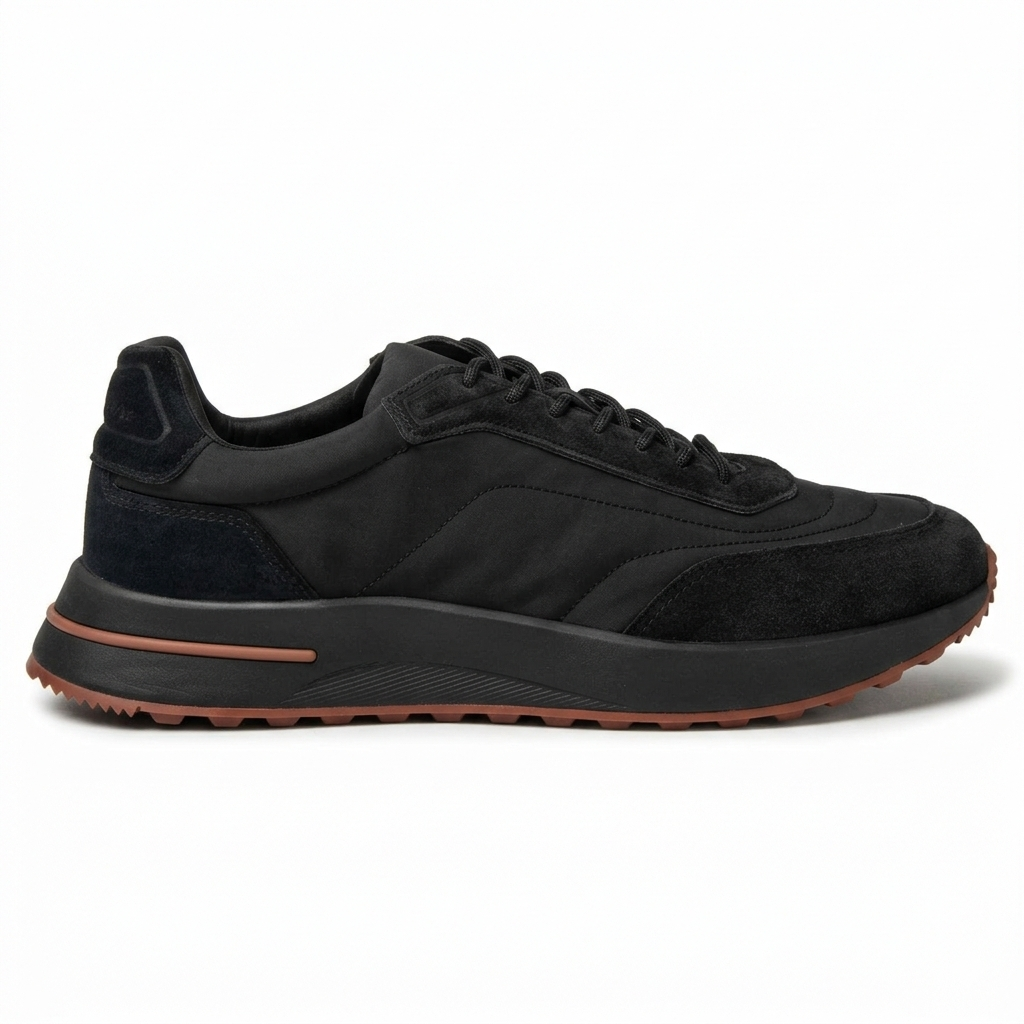 Loro Piano Sneakers"Black/Brown"