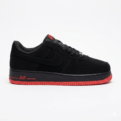 Nike Air Force 1 Low Sneakers "Black/Red"