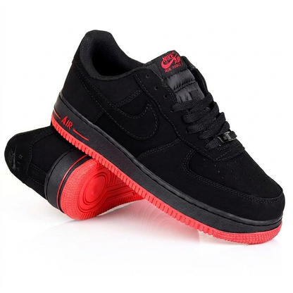 Nike Air Force 1 Low Sneakers "Black/Red"