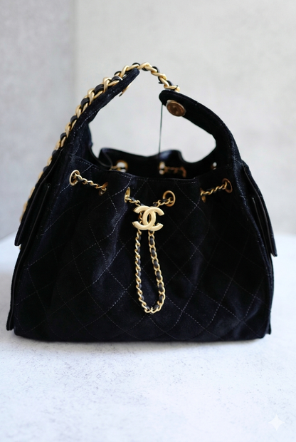 Chanel Gabrielle Hobo Bag "Black"