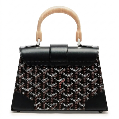 Goyard Wood Handle bag "Black"