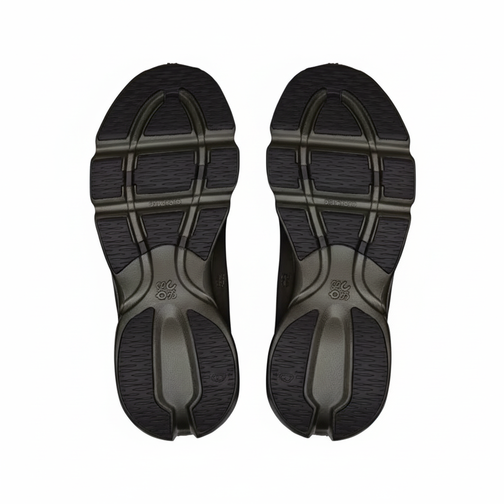 Loewe x On Running Cloud Solo Sneakers  "Black/Dark Olive Green"