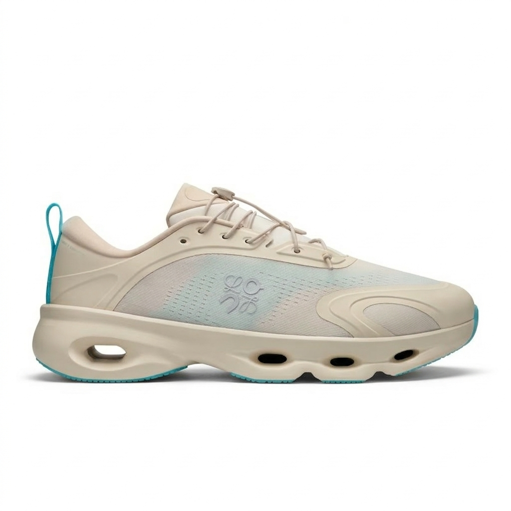 Loewe x On Running Cloud Solo Sneakers  "Sand/Turquoise"
