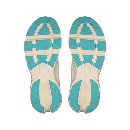 Loewe x On Running Cloud Solo Sneakers  "Sand/Turquoise"