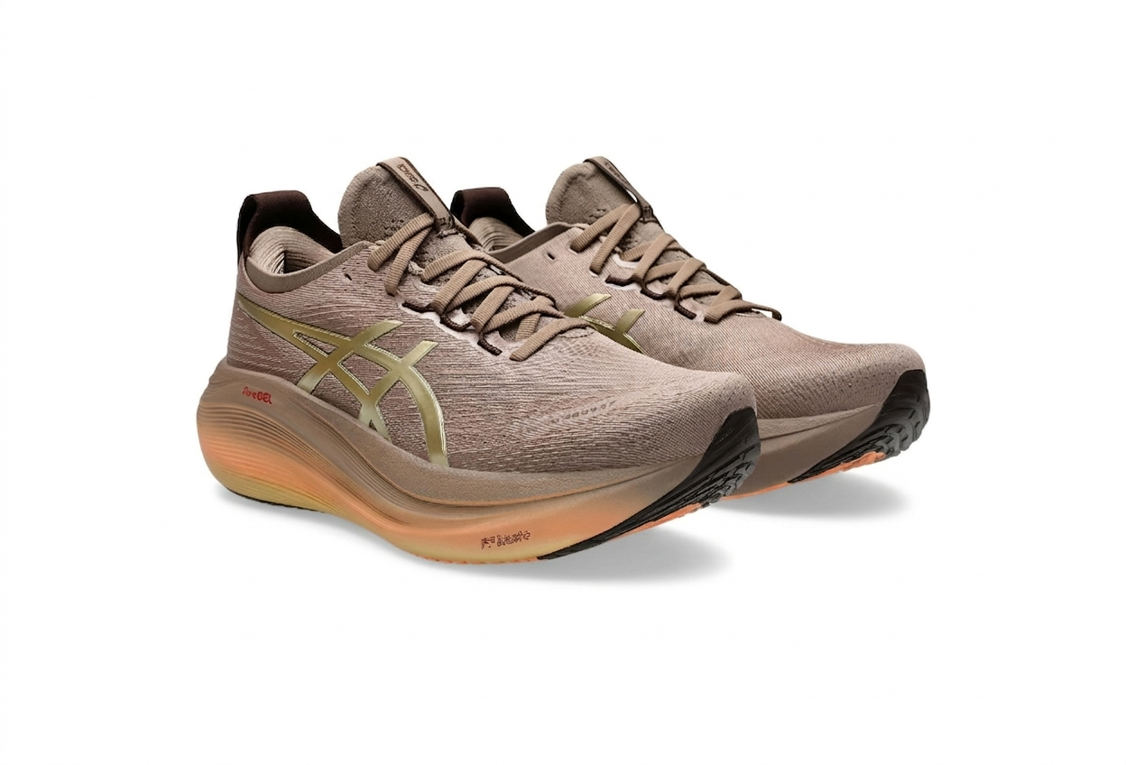 ASICS Gel-Nimbus 27 Luxe Running Shoes,  "Luxe Taupe Grey"