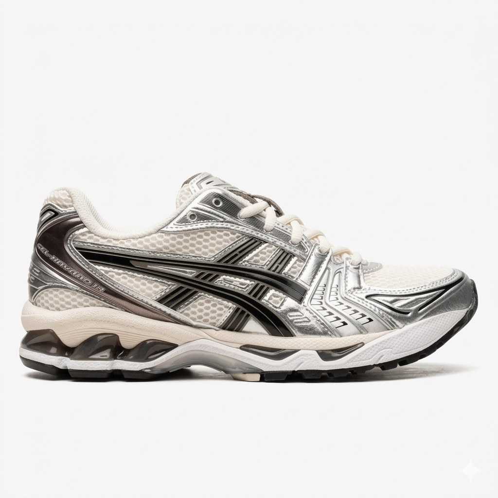 ASICS Gel-Kayano  "White/Silver"