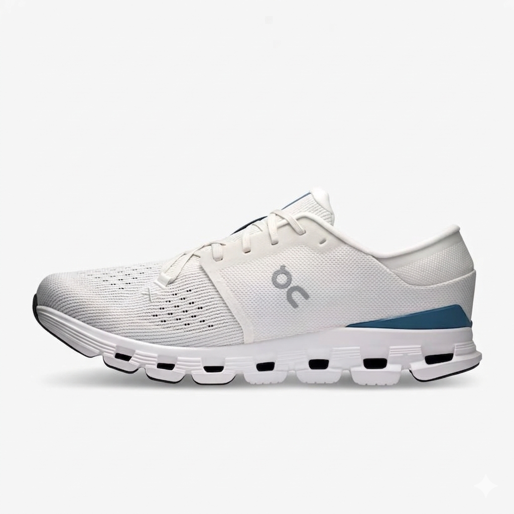 On Running Cloud X 4 "Silver/ Chambray"