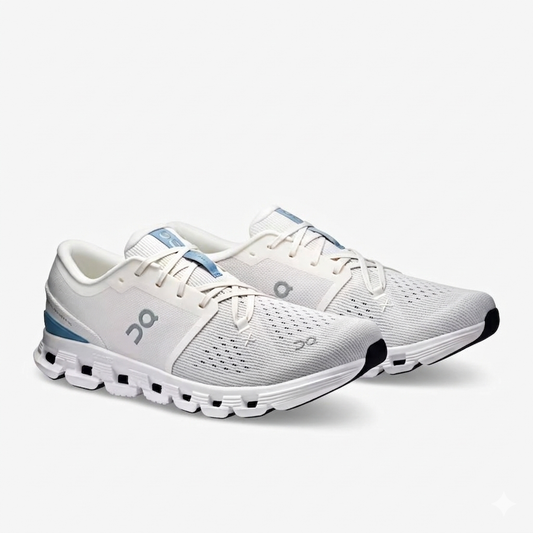 On Running Cloud X 4 "Silver/ Chambray"
