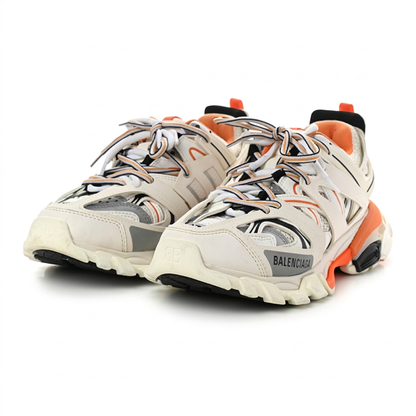 BalenciagaBalenciaga "White/Orange" Track Sneakers