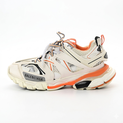 BalenciagaBalenciaga "White/Orange" Track Sneakers