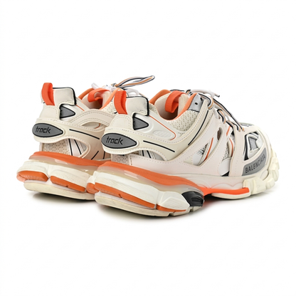 BalenciagaBalenciaga "White/Orange" Track Sneakers