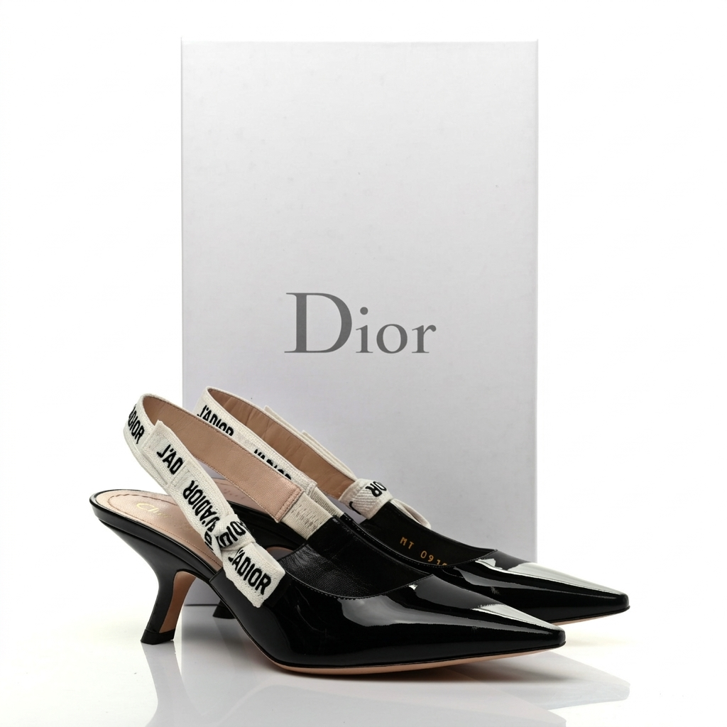 J'Adior Slingback Pump "Black"