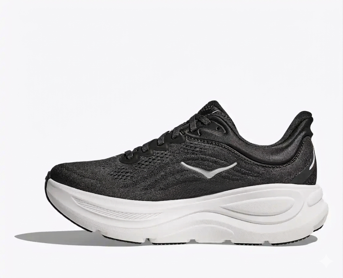 Hoka Bondi 9 Running Shoes "Black/White"