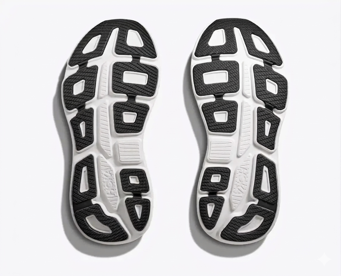 Hoka Bondi 9 Running Shoes "Black/White"