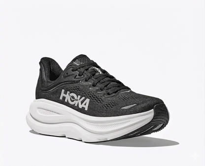 Hoka Bondi 9 Running Shoes "Black/White"