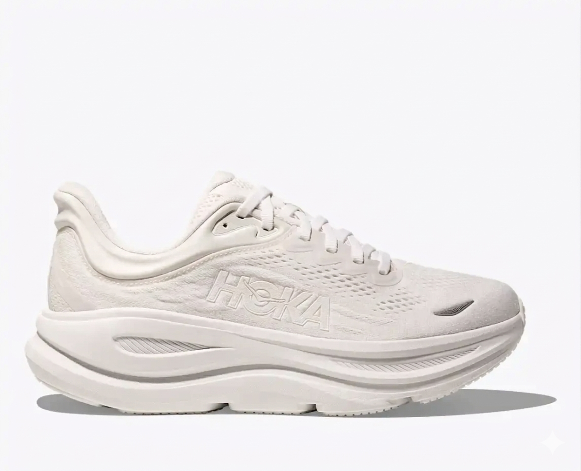 Hoka Bondi 9 Running Shoes "White"