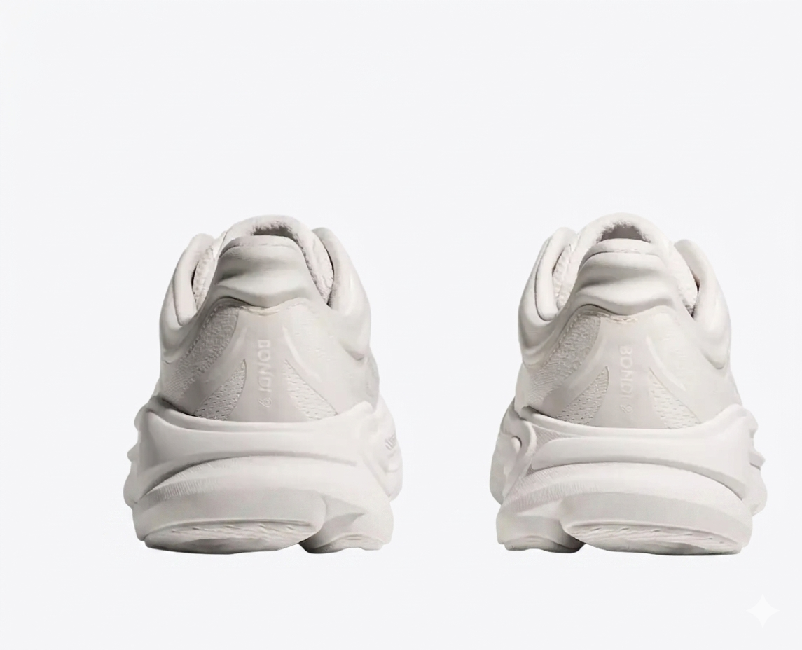 Hoka Bondi 9 Running Shoes "White"