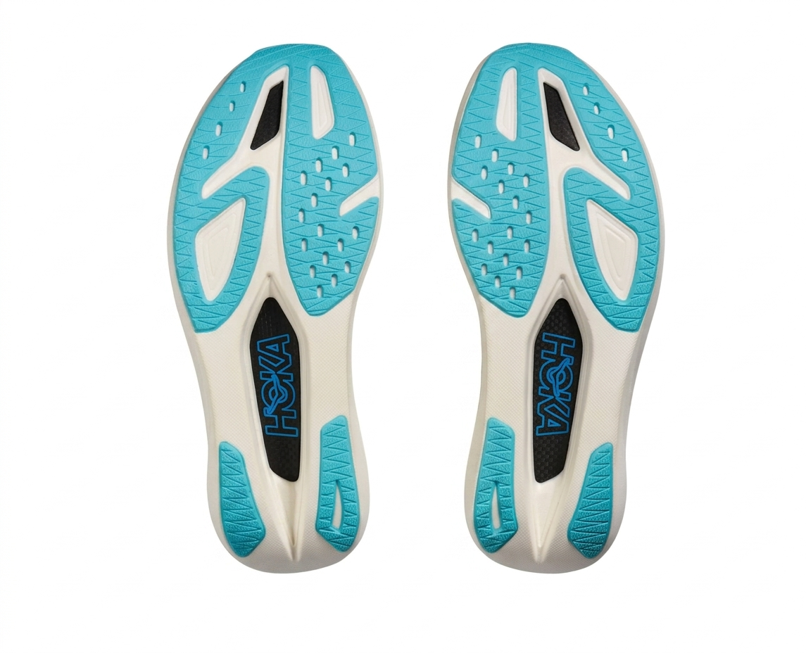 Hoka Rocket X 3 Running Shoe "White/Black/Blue"
