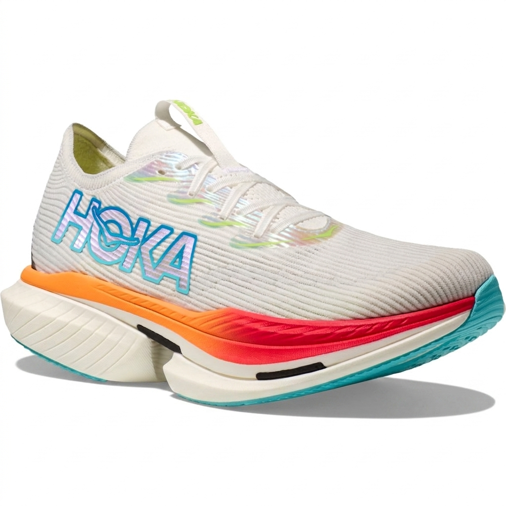 Hoka Cielo X1 Running Shoes "Frost/Cerise"