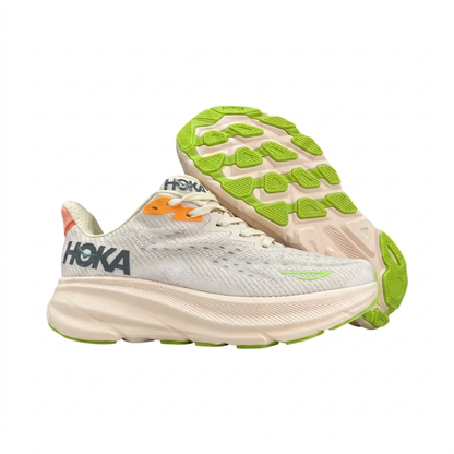 Hoka Clifton 9 Running Shoes "Vanilla/Astral"