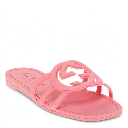 Gucci Interlocking G Slide "Pink"