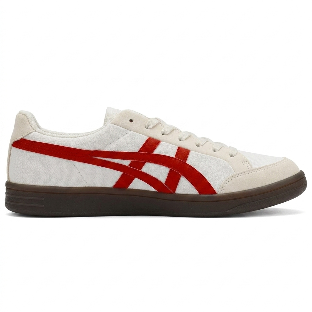 Onitsuka Tiger Advanti Sneakers "Cream White/Red"