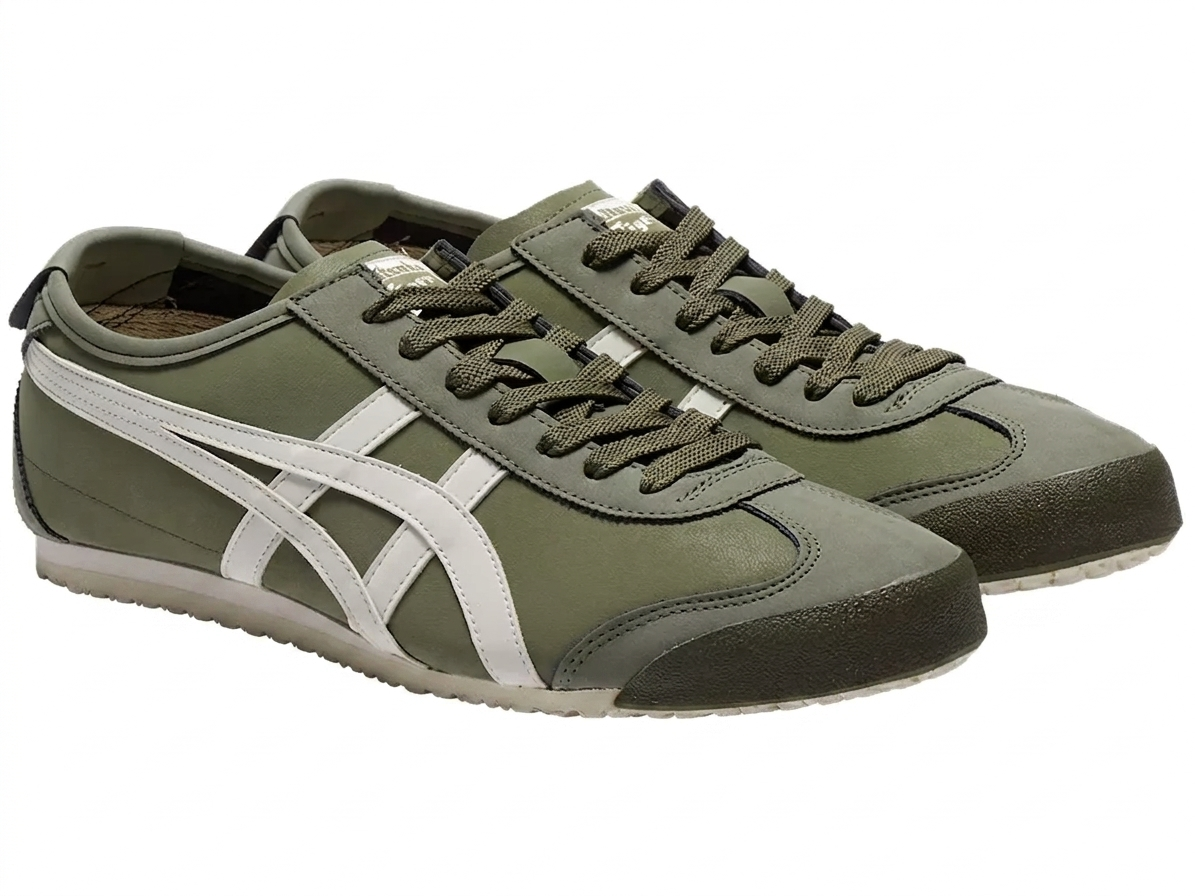 Onitsuka Tiger Mexico 66 Sneakers  "Mantle Green/Cream"