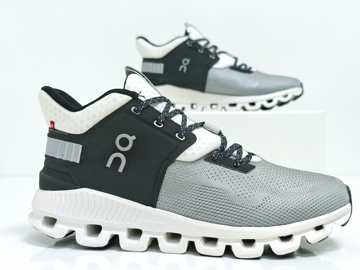 On Running Cloud Hi Edge Sneaker "Glacier/Black"