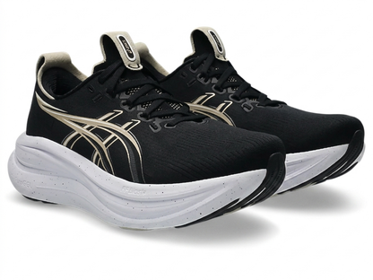 ASICS GEL-NIMBUS 28 Running Shoes "Black/ Gold"