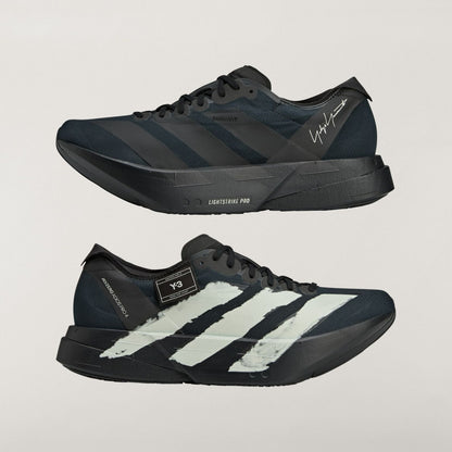 Adidas Y-3 Adizero Adios Pro 4 Black/Off White colorway