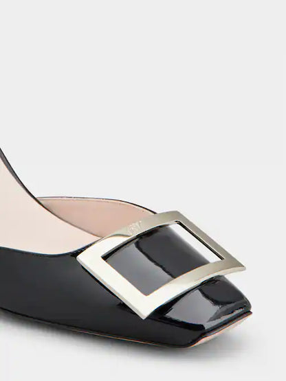 Roger Vivier Slingback Pumps-Classic Black