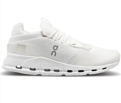 On Cloudnova undyed white