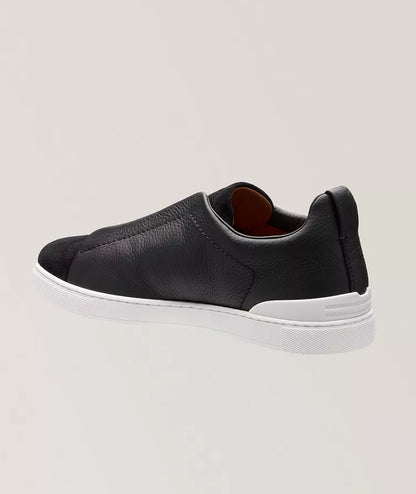 ZEGNA Triple Stitch SECONDSKIN sneakers "Black"