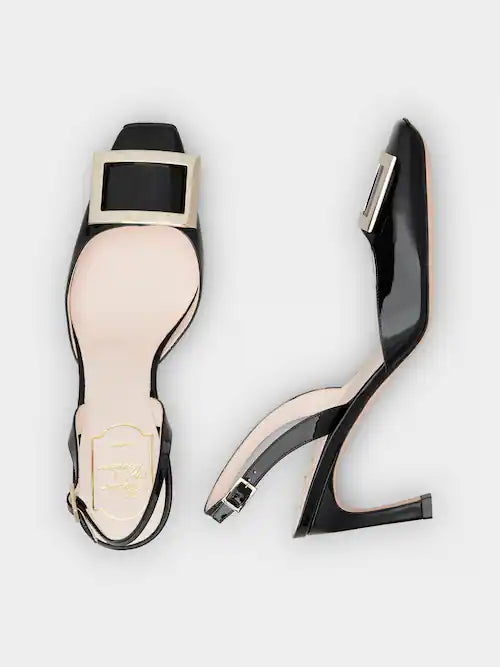 Roger Vivier Slingback Pumps-Classic Black