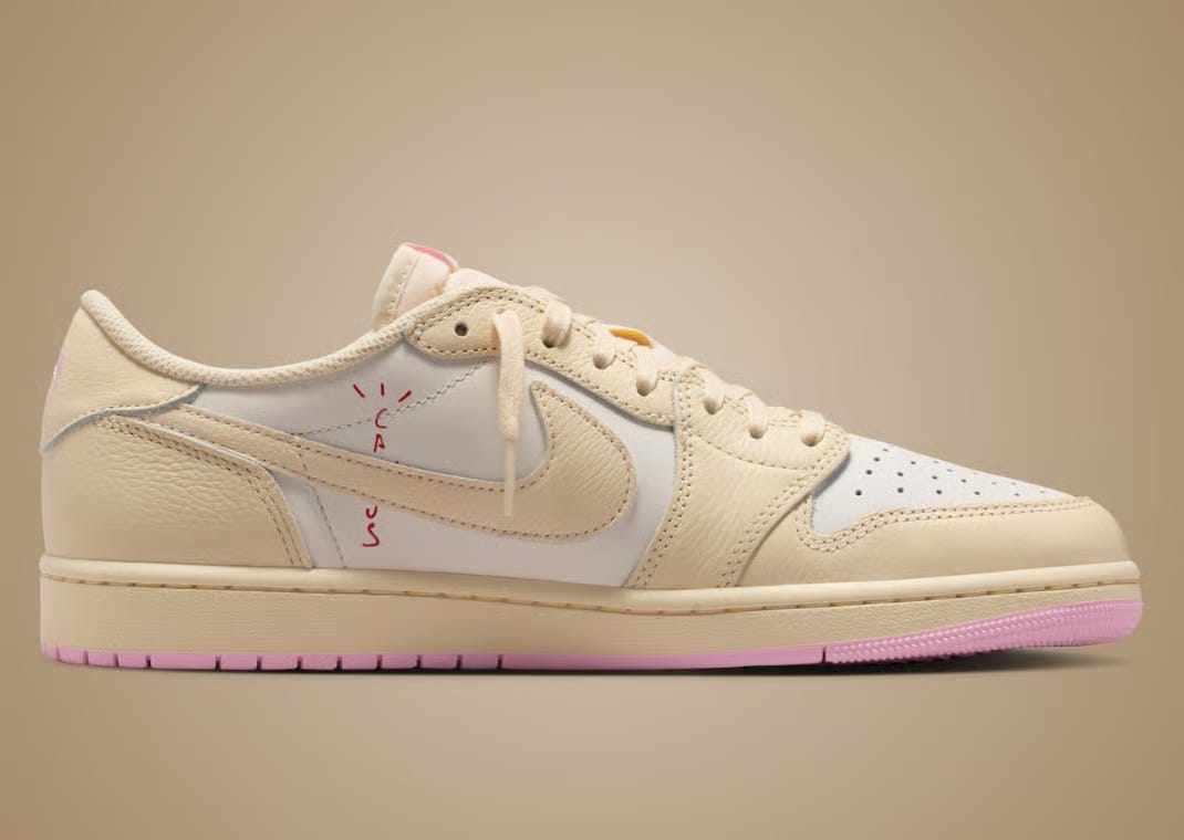 Jordan 1 Retro Low OG SP
‎Travis Scott Shy Pink