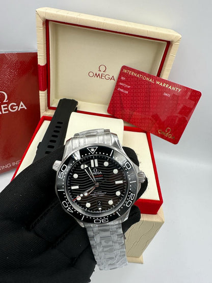Omega Seamaster Diver 300M Co‑Axial Master Chronometer 42 Mm Black Dial Men’S Watch