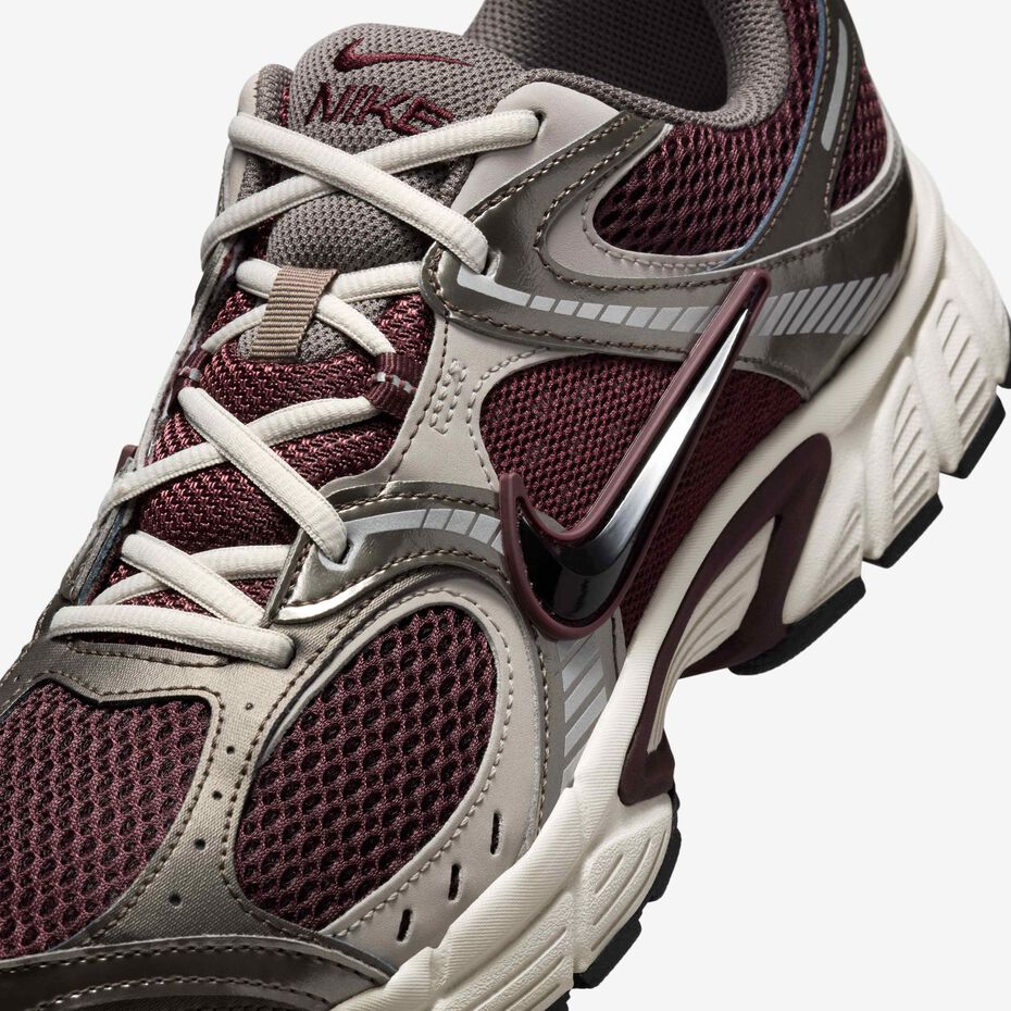 Nike V5 RNR, "Burgundy Crush, College Grey, Light Orewood Brown, and Black colorway"