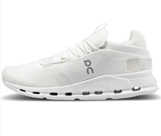 On Cloudnova undyed white