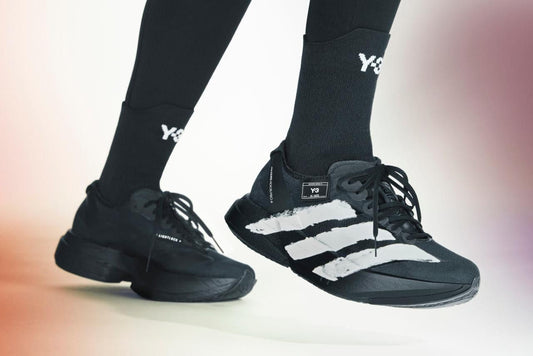 Adidas Y-3 Adizero Adios Pro 4 Black/Off White colorway