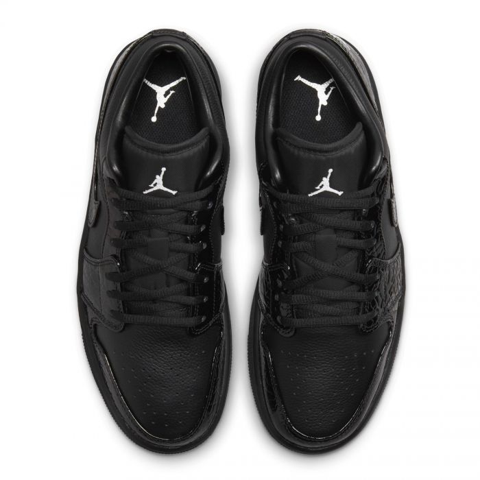 Air Jordan 1 Low "Black Croc"