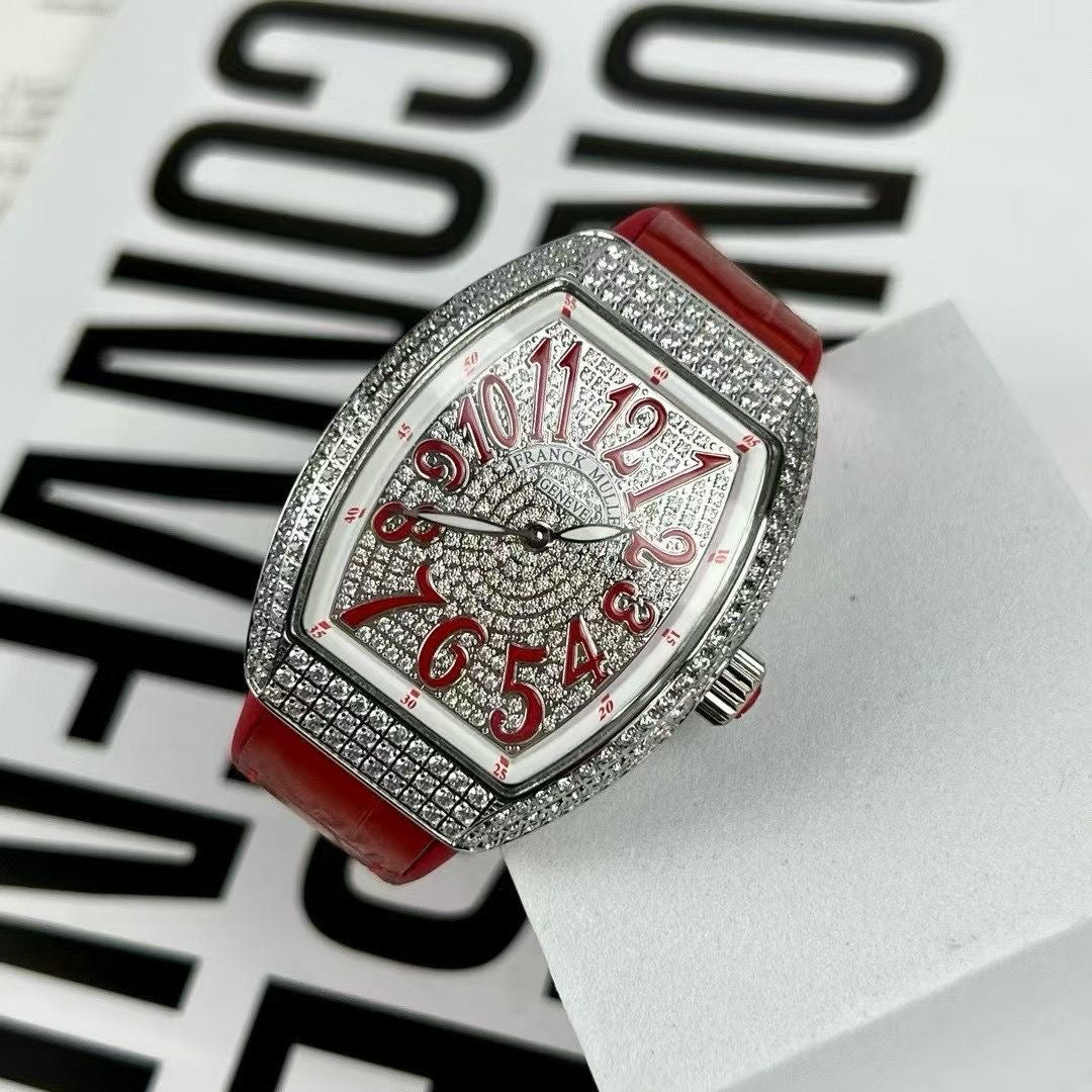 Franck Muller Lady Vanguard 💎 Alligator Strap,