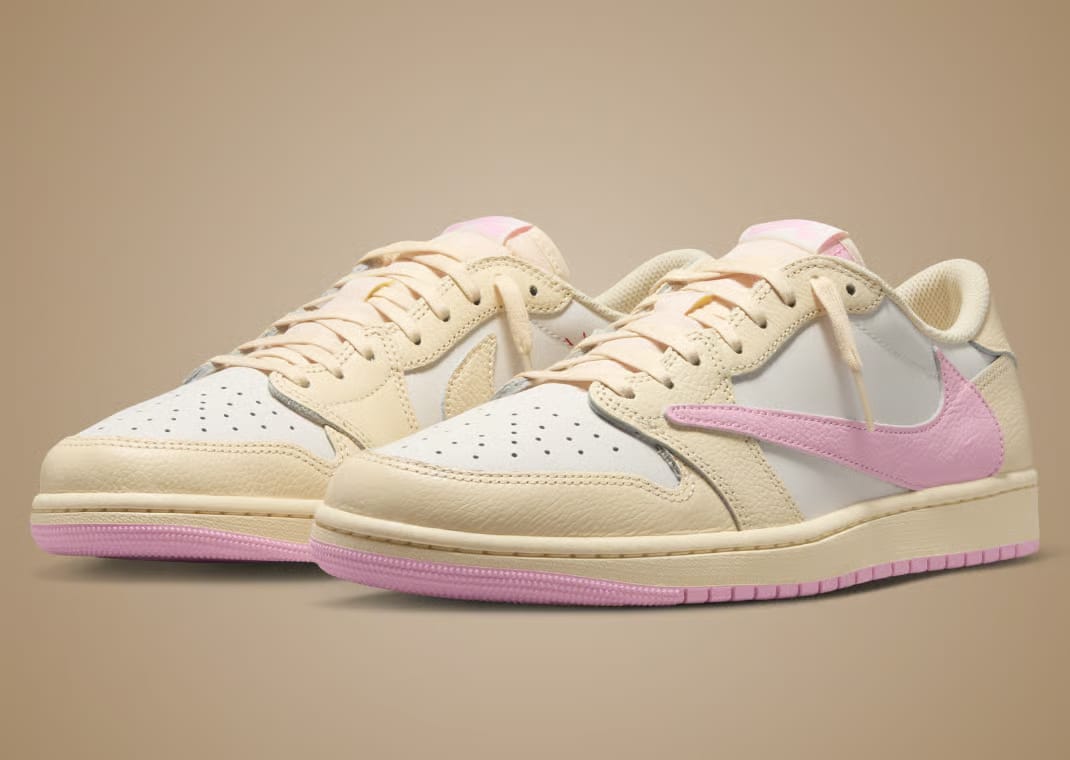 Jordan 1 Retro Low OG SP
‎Travis Scott Shy Pink