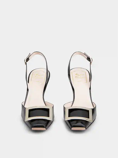 Roger Vivier Slingback Pumps-Classic Black